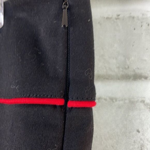 Nicola Quilter Mini Skirt Embroidered Circles Black Size 8-10 Unique Designer - Picture 5 of 8